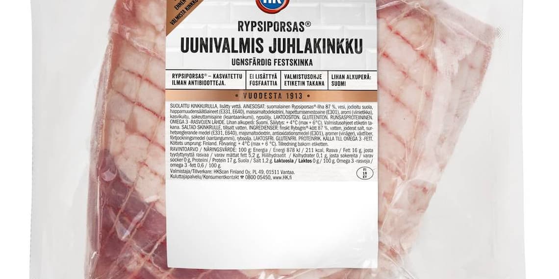 HK Rypsiporsas Uunivalmis joulukinkku