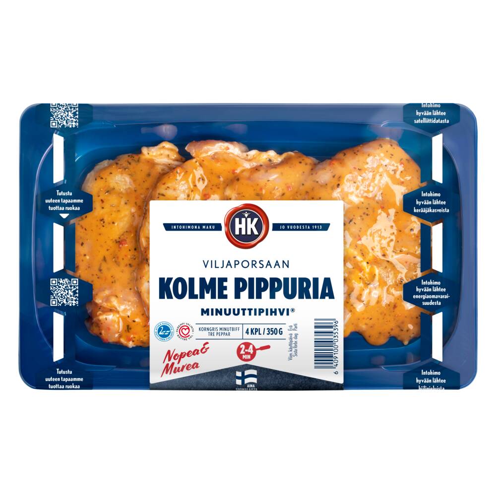 3539 HK Vp Minuuttipihvi kolme pippuria 350g